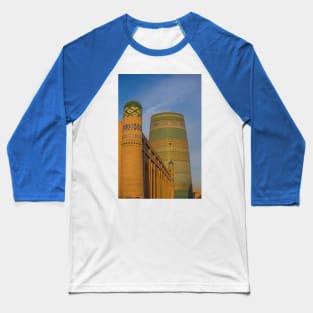 Uzbekistan. Khiva. Kalta Minor Minaret. Baseball T-Shirt